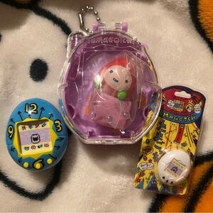 Tamagotchi bundle Purple and Yellow Interactive Toy Set
